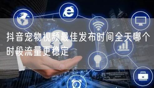 抖音宠物视频最佳发布时间全天哪个时段流量更稳定