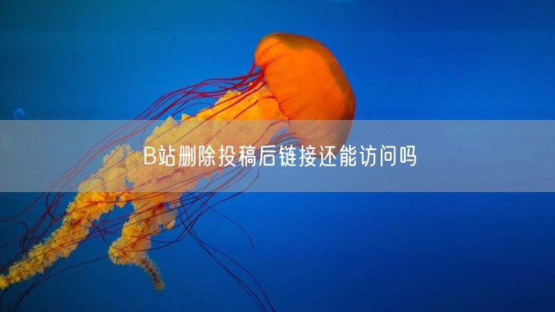 B站删除投稿后链接还能访问吗